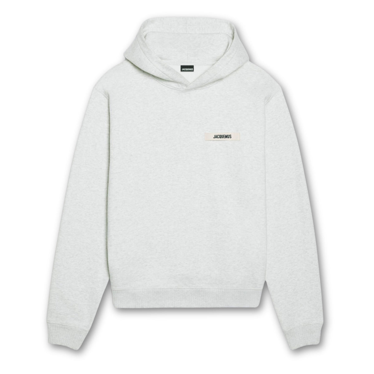 Jacquemus Gros Grain Hoodie Grey - OnSize