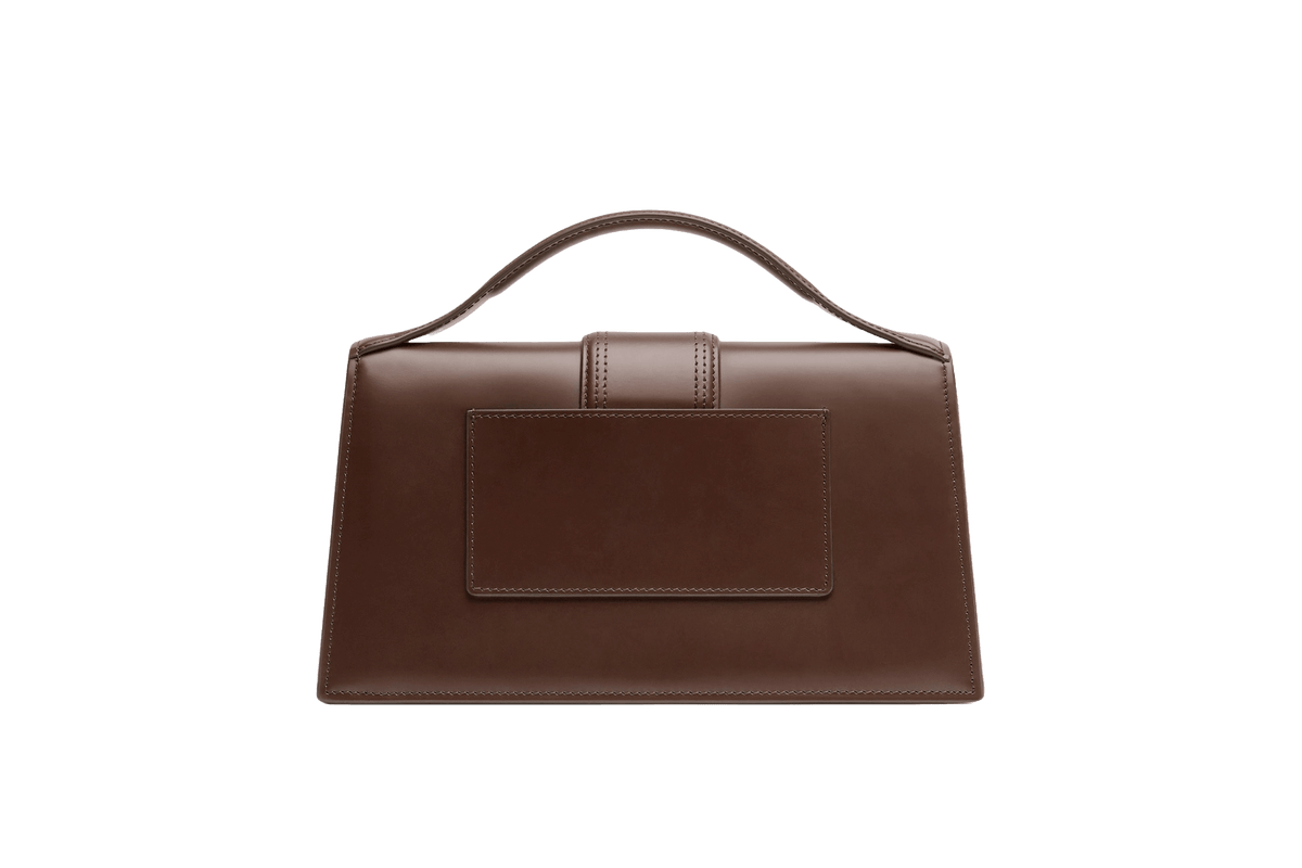 Jacquemus Le grand Bambino Crossbody Strap Handbag Dark Brown - OnSize