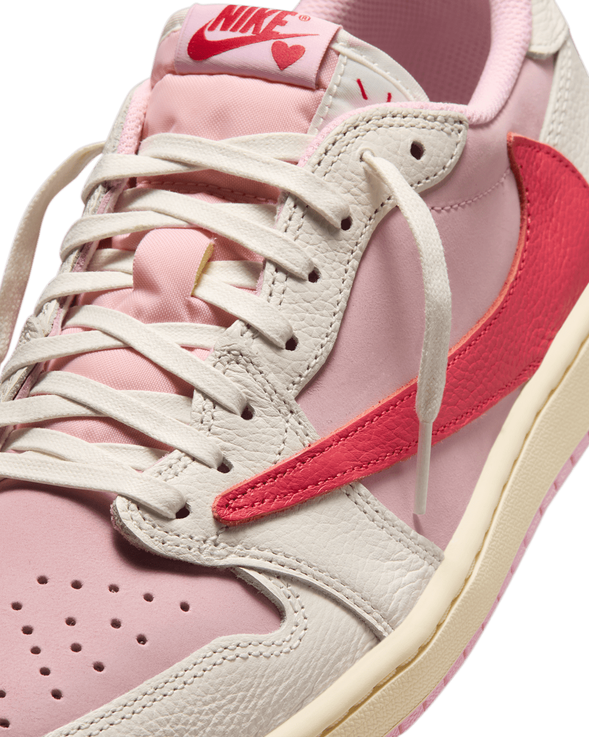 Jordan 1 Retro Low OG SP Travis Scott Sail Tropical Pink - OnSize