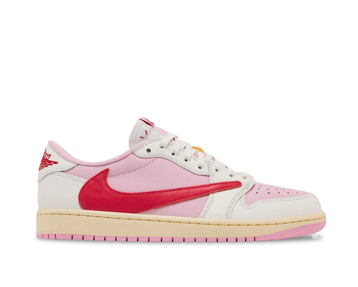 Jordan 1 Retro Low OG SP Travis Scott Sail Tropical Pink - OnSize