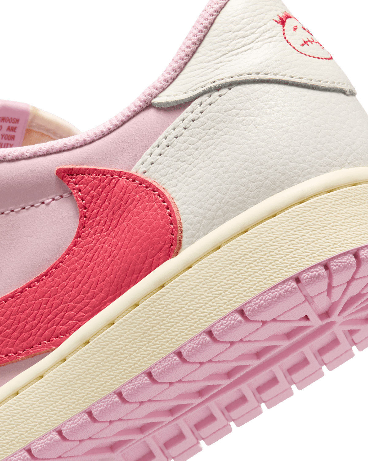 Jordan 1 Retro Low OG SP Travis Scott Sail Tropical Pink - OnSize