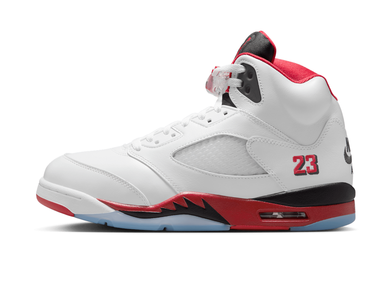 Jordan 5 Retro Fire Red Black Tongue (2025) - OnSize