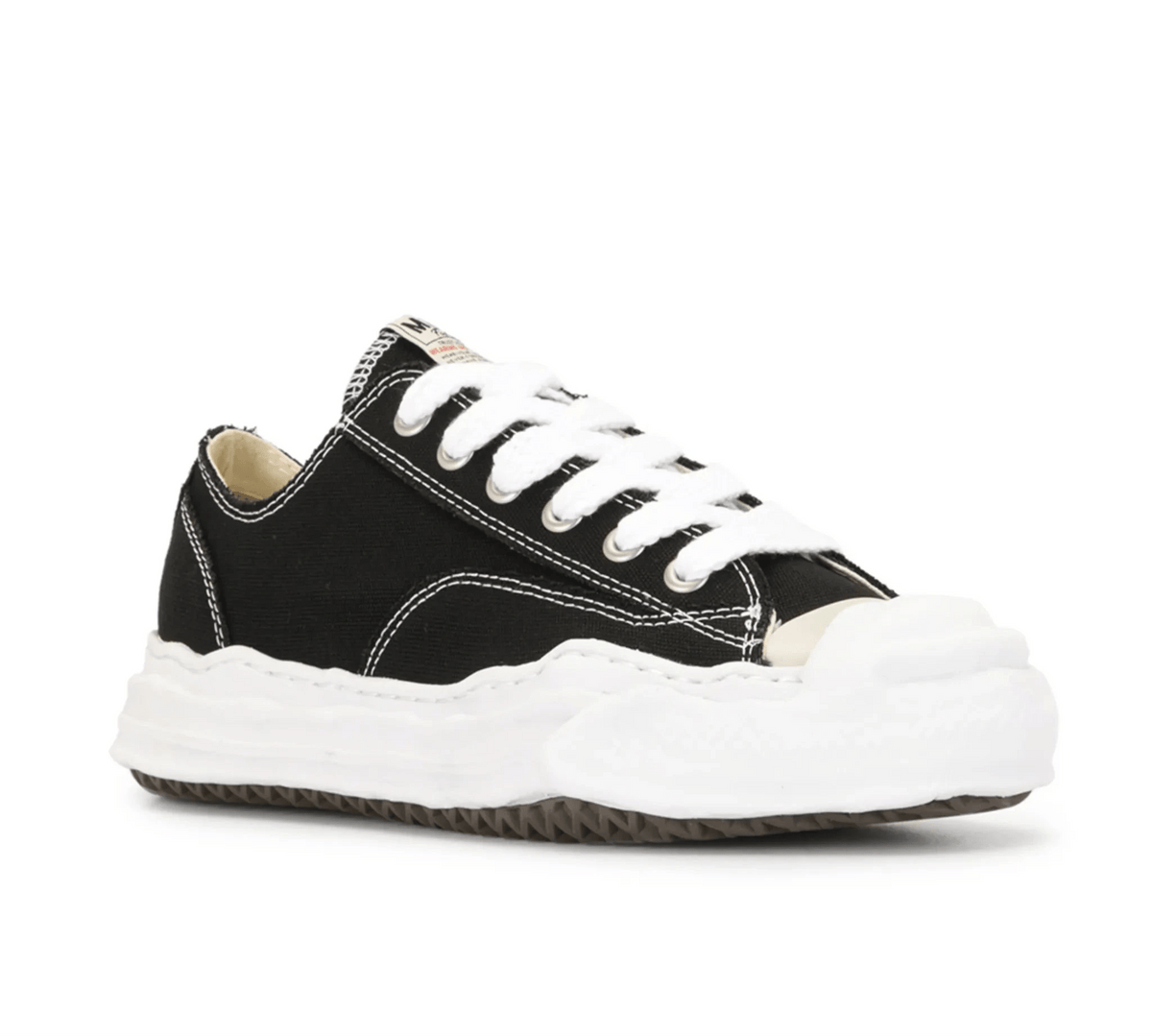 Maison Mihara Yasuhiro Hank OG Sole Canvas Low Black - OnSize
