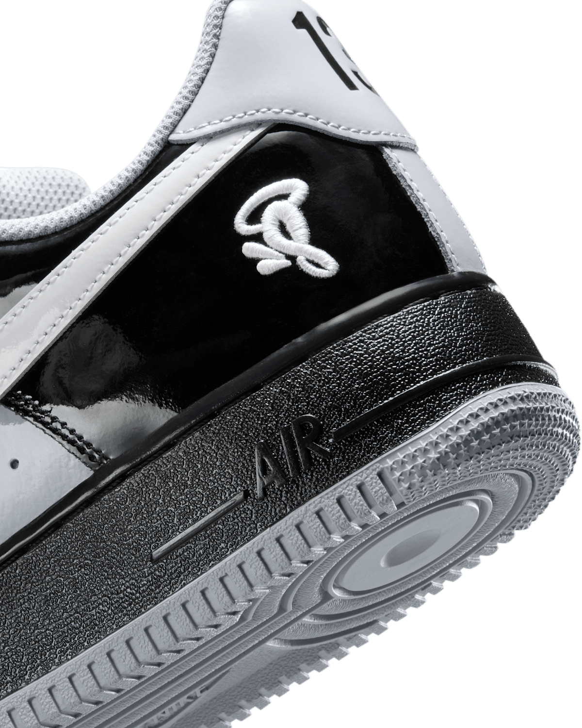 Nike Air Force 1 Low Syna Central Cee Black White Smoke Grey - OnSize