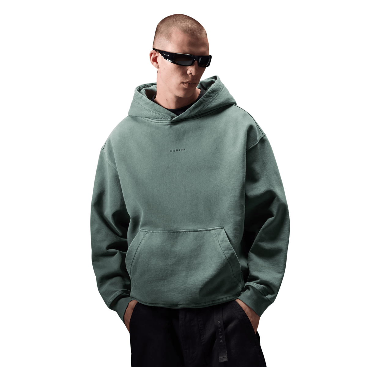 Oakley Echo Mod Embroidered Hoodie Aviator Green - OnSize