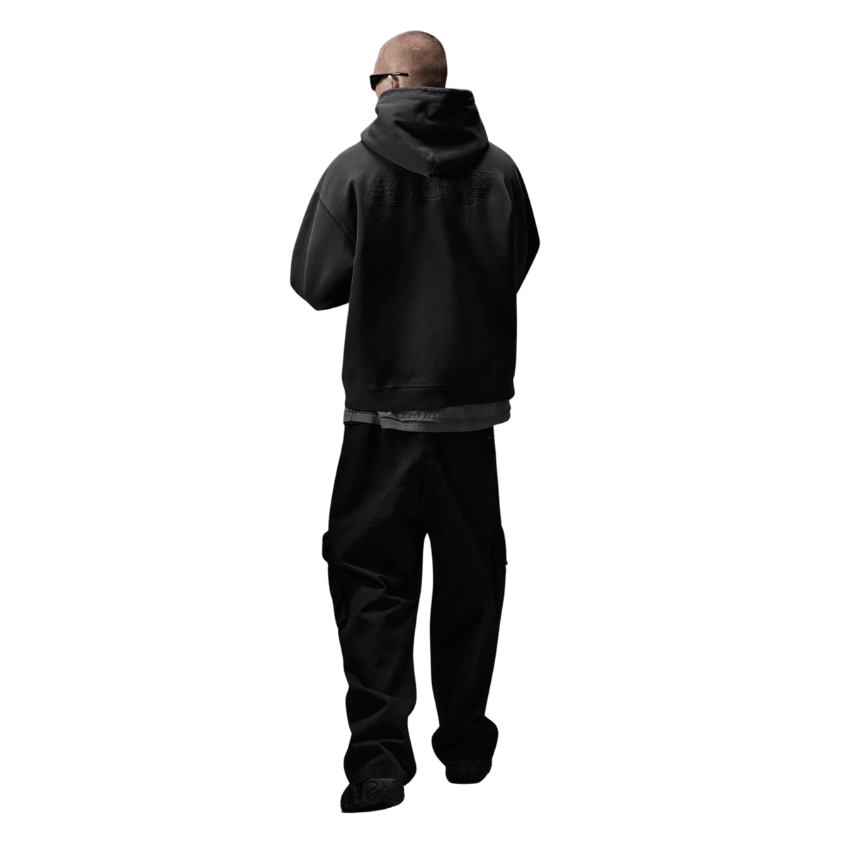 Oakley Echo Mod Embroidered Hoodie Pitch Black - OnSize