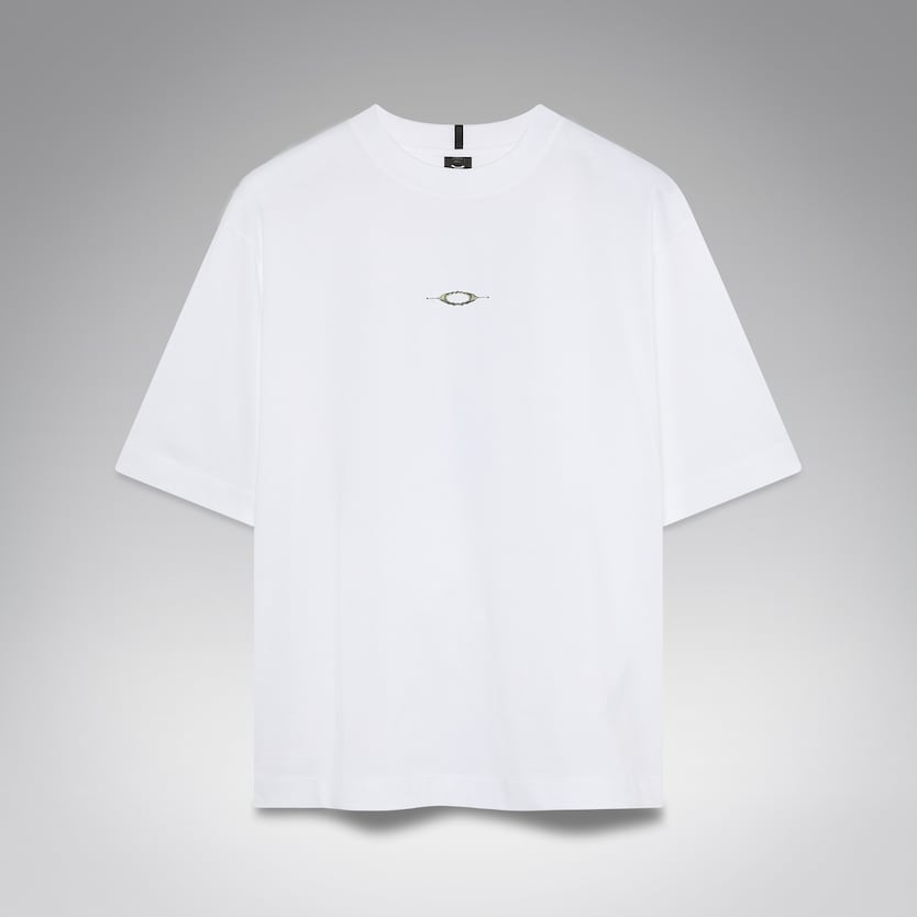 Oakley Stacked Metal Tee White - OnSize