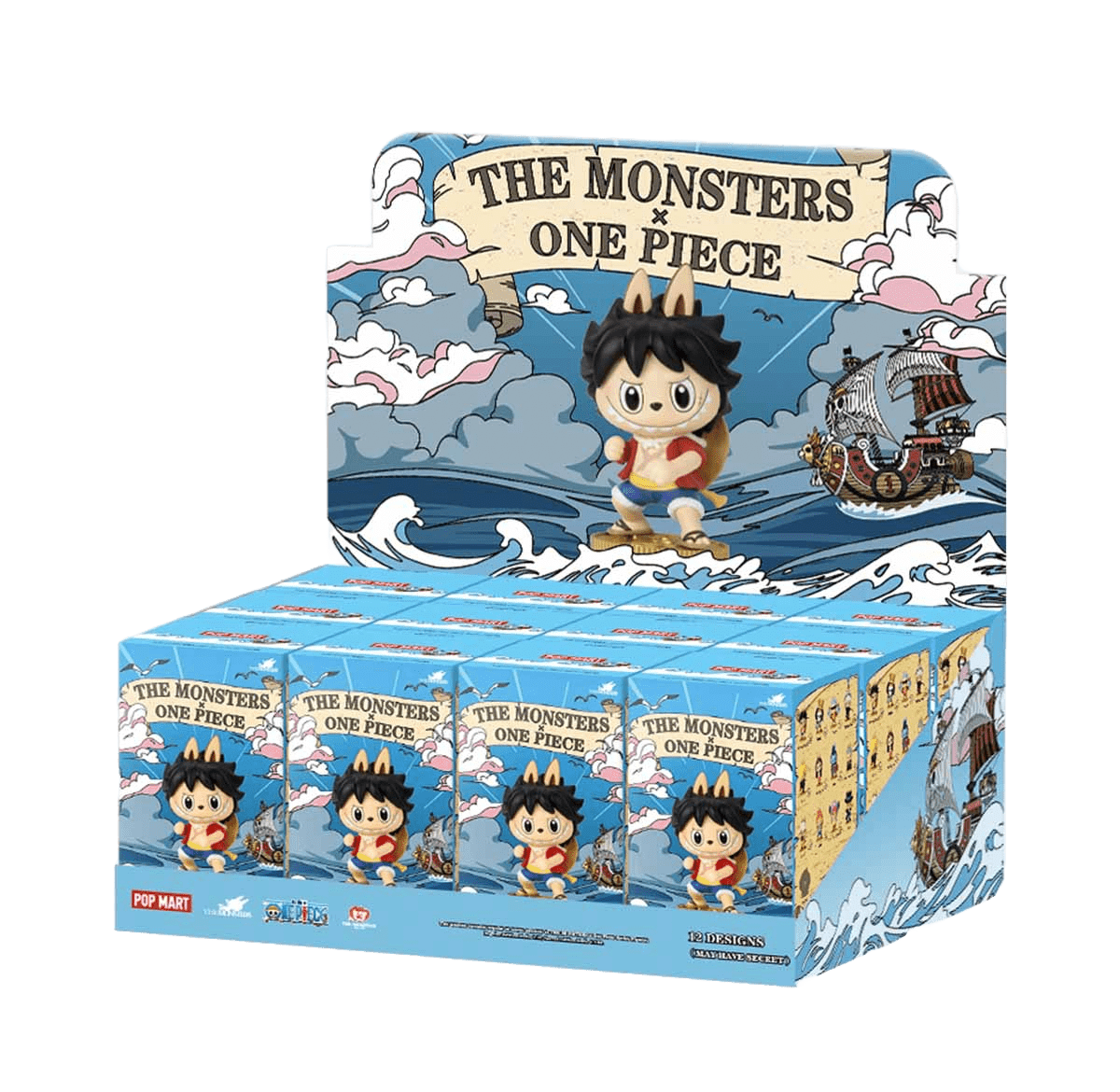 Pop Mart Labubu The Monsters x One Piece Series - OnSize