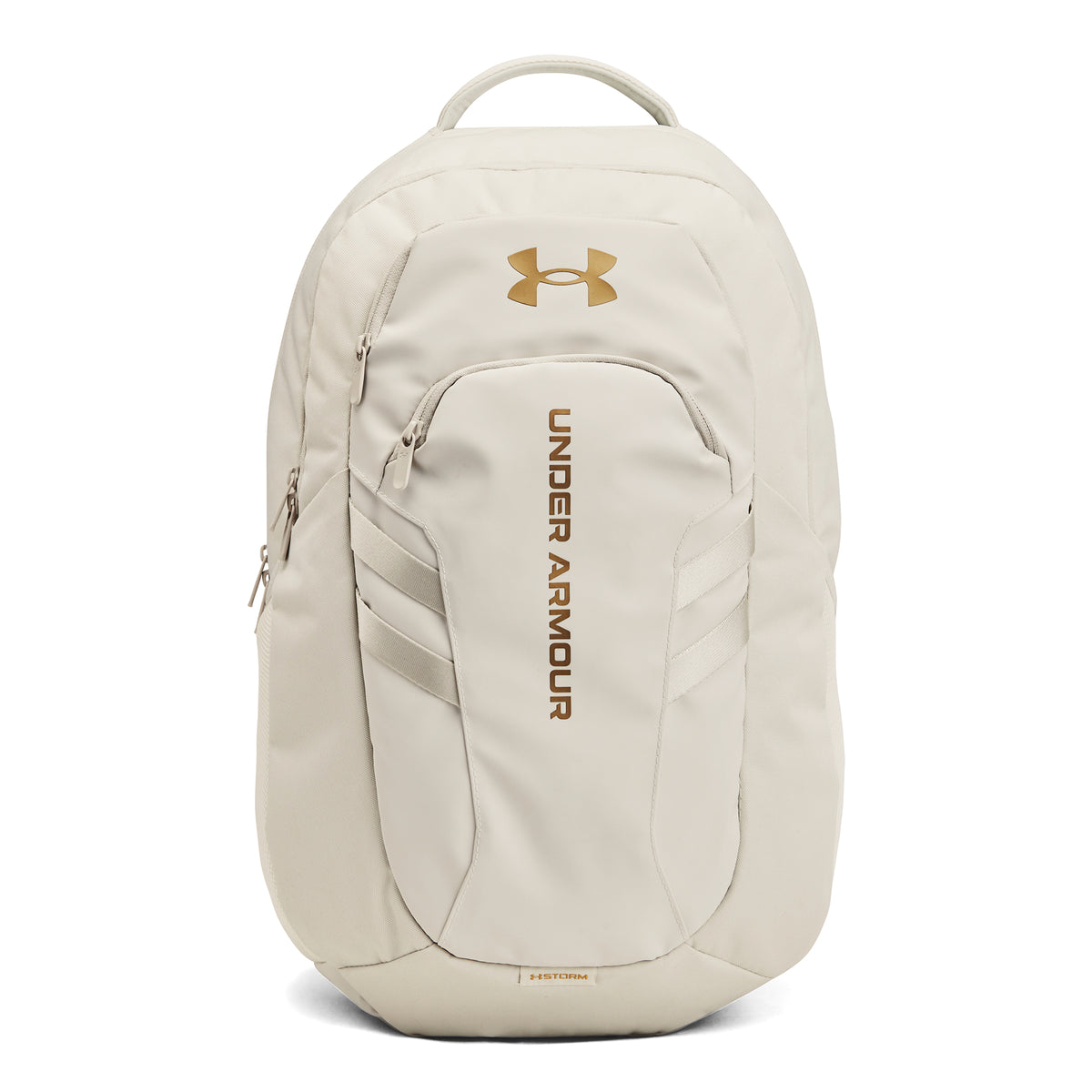 Under Armour UA Hustle 6.0 Pro Backpack Summit White Metallic Gold