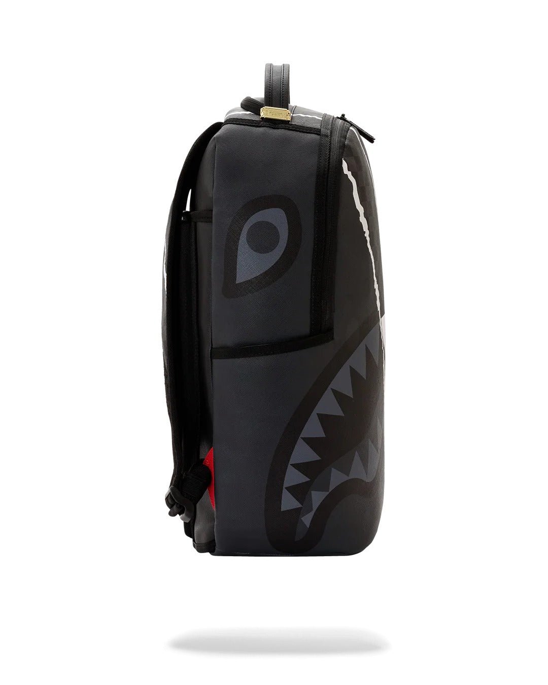 Sprayground Center Rip Revealing Gray Check Backpack - OnSize