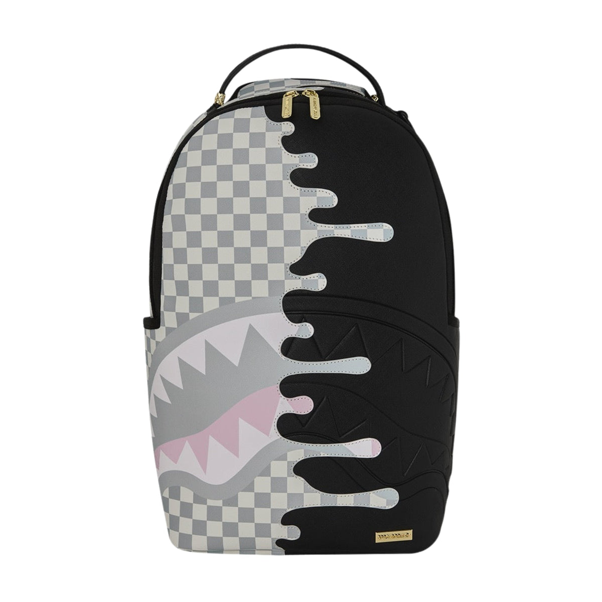 Sprayground Cream Check Unfinished Shark DLXSV Backpack - OnSize