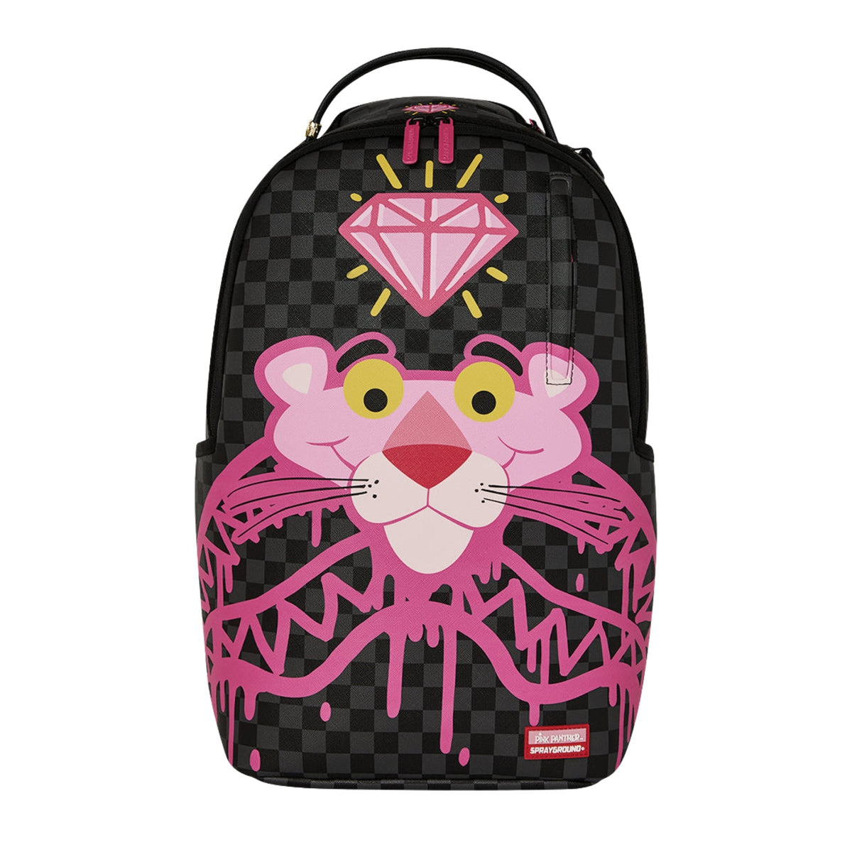 Sprayground Pink Panther Drippy Diamonds DLXSV Backpack - OnSize