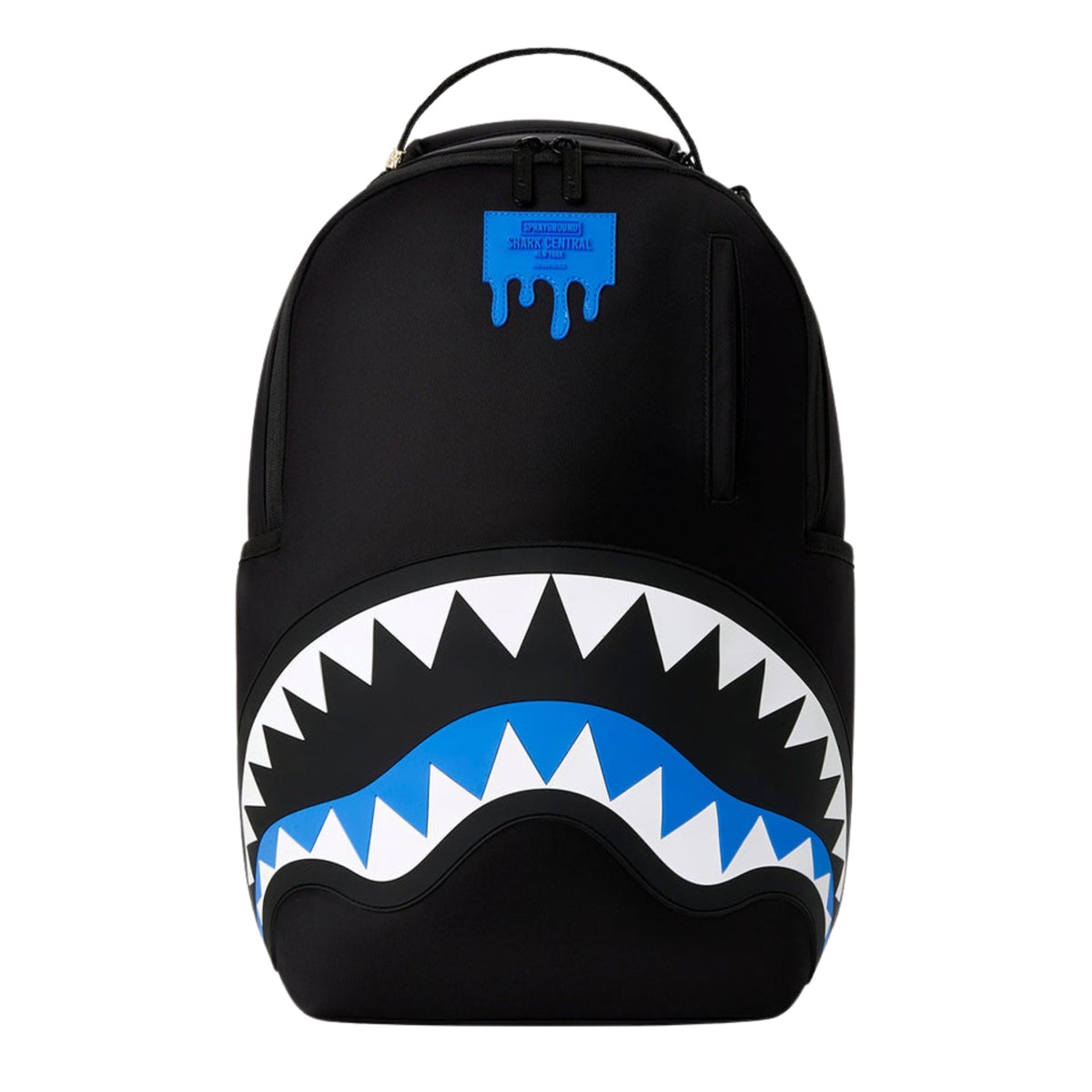 Sprayground Shark Central Light Blue Backpack - OnSize
