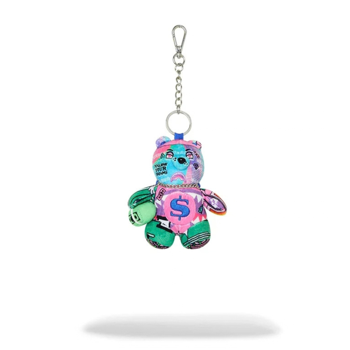 Sprayground Y2K Shark Bear Keychain