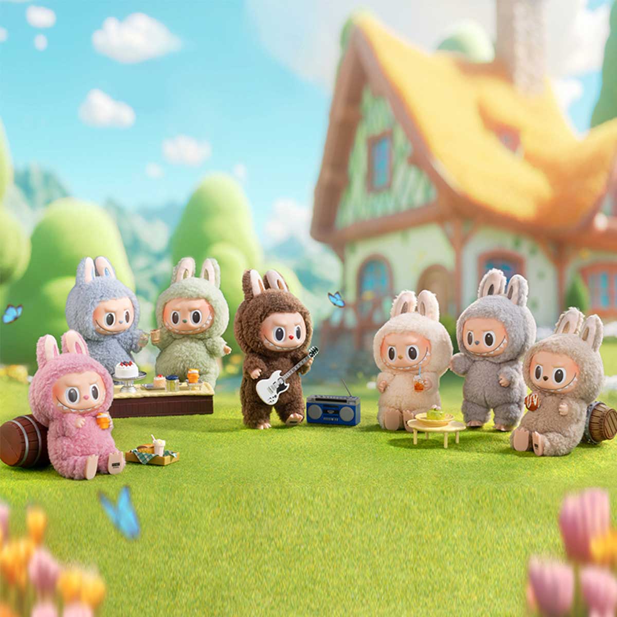 Pop Mart Labubu The Monsters Tasty Macarons - OnSize