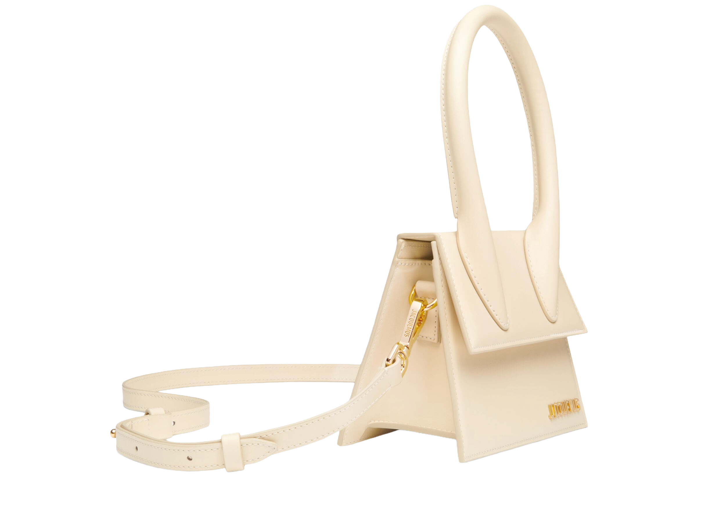 Jacquemus Le Chiquito Moyen Signature Handbag Ivory - OnSize