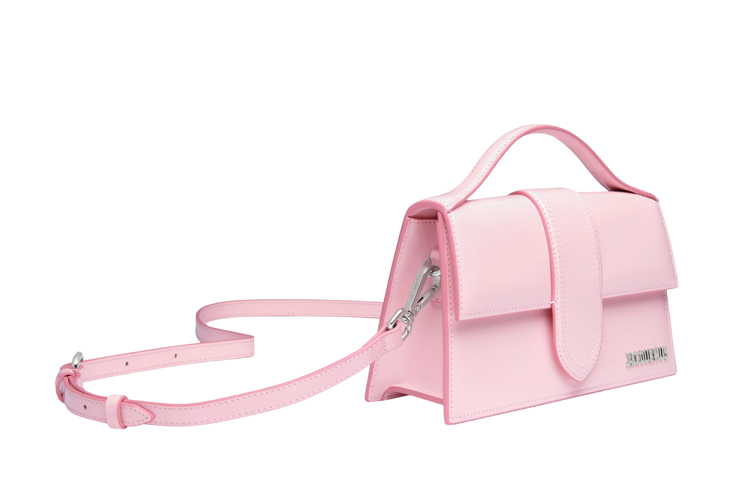 Jacquemus Le grand Bambino Crossbody Strap Handbag Pale Pink - OnSize