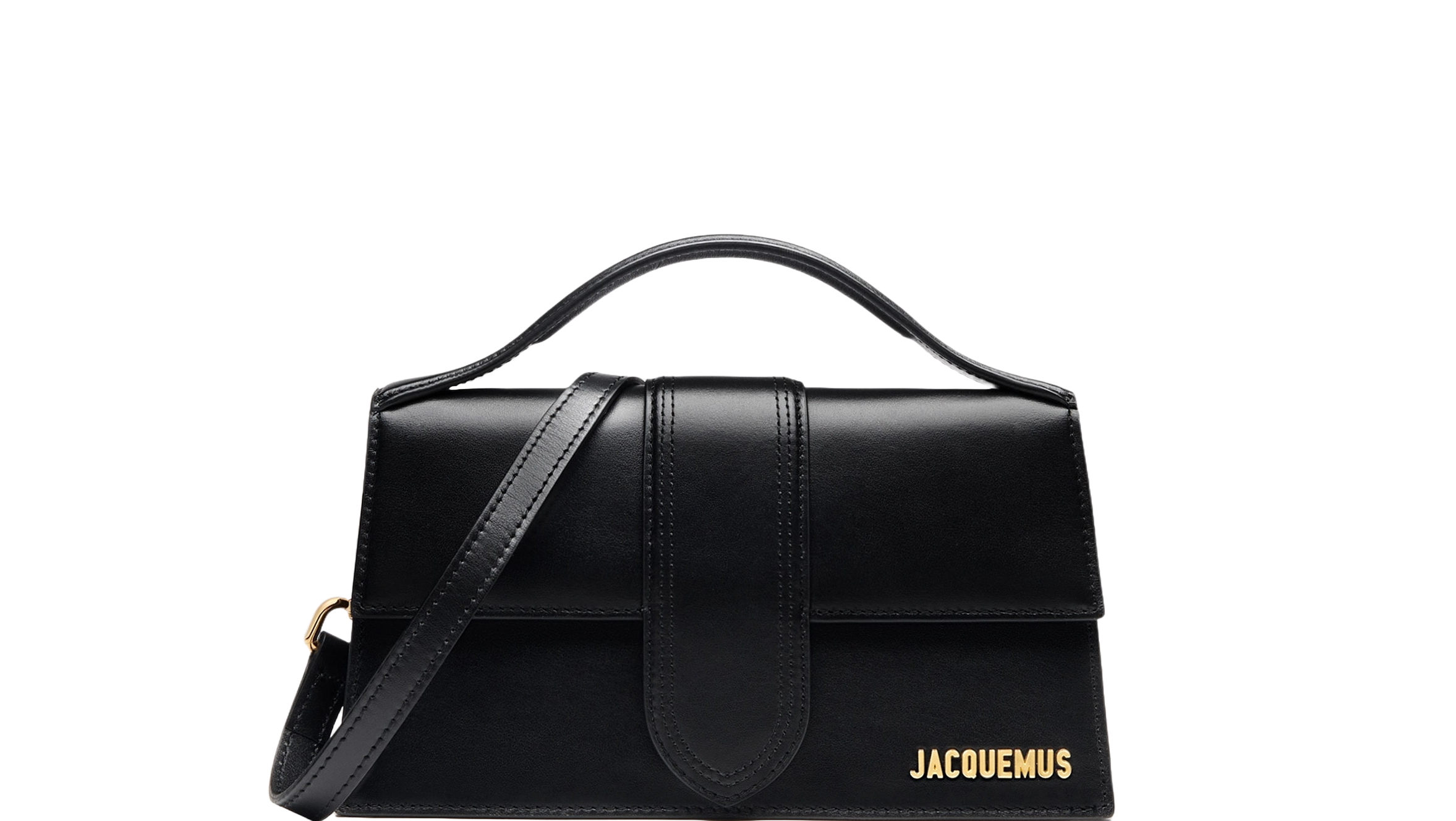 Jacquemus Le grand Bambino Crossbody Strap Handbag Black - OnSize