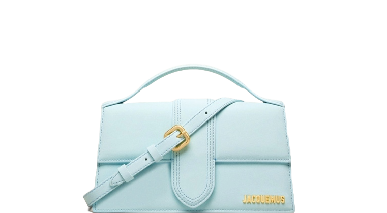 Jacquemus Le grand Bambino Crossbody Strap Handbag Light Blue - OnSize