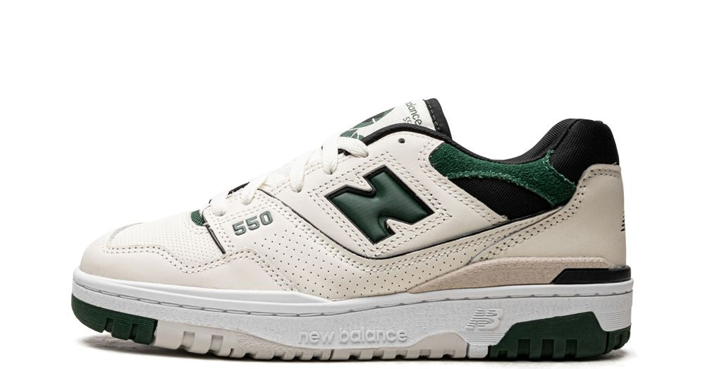 New Balance 550 Sea Salt Pine Green