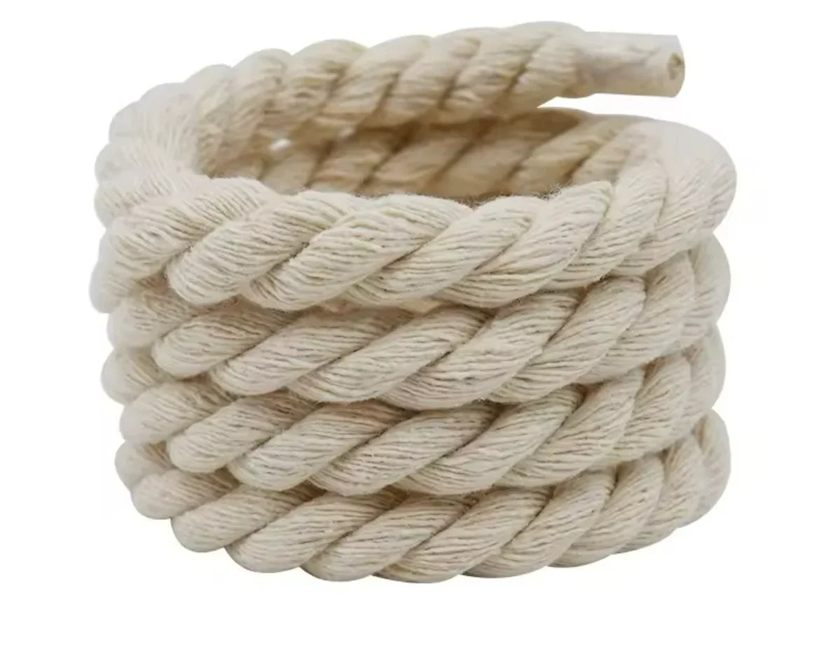 Rope Lace Beige - 8mm - OnSize