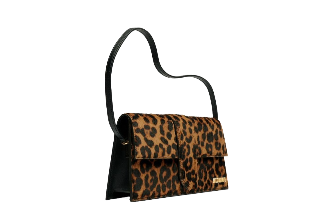 Jacquemus Le Bambino Long Flap Bag Leopard Print - OnSize