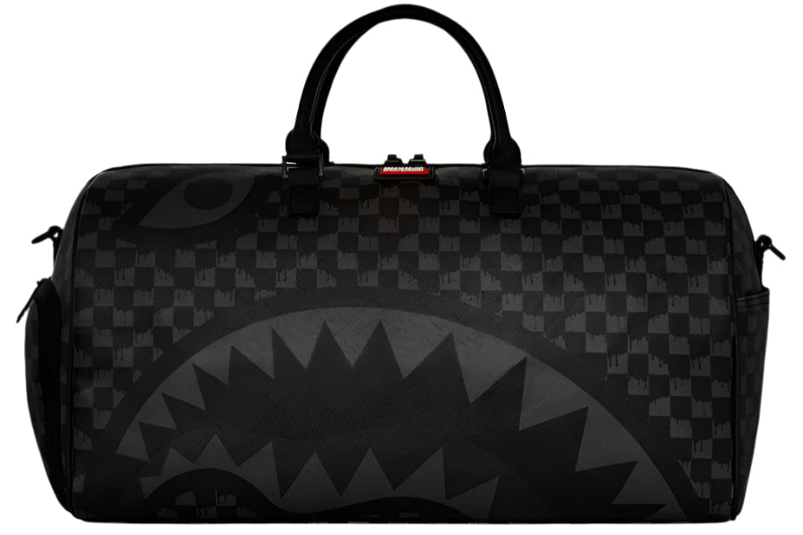 Sprayground Drip Check Duffle Bag