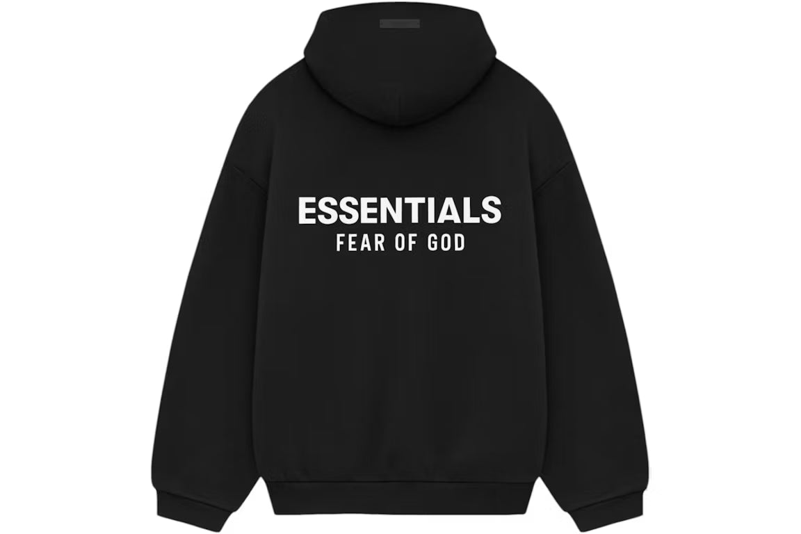 Fear of God Essentials Fleece Hoodie Black (FW24)