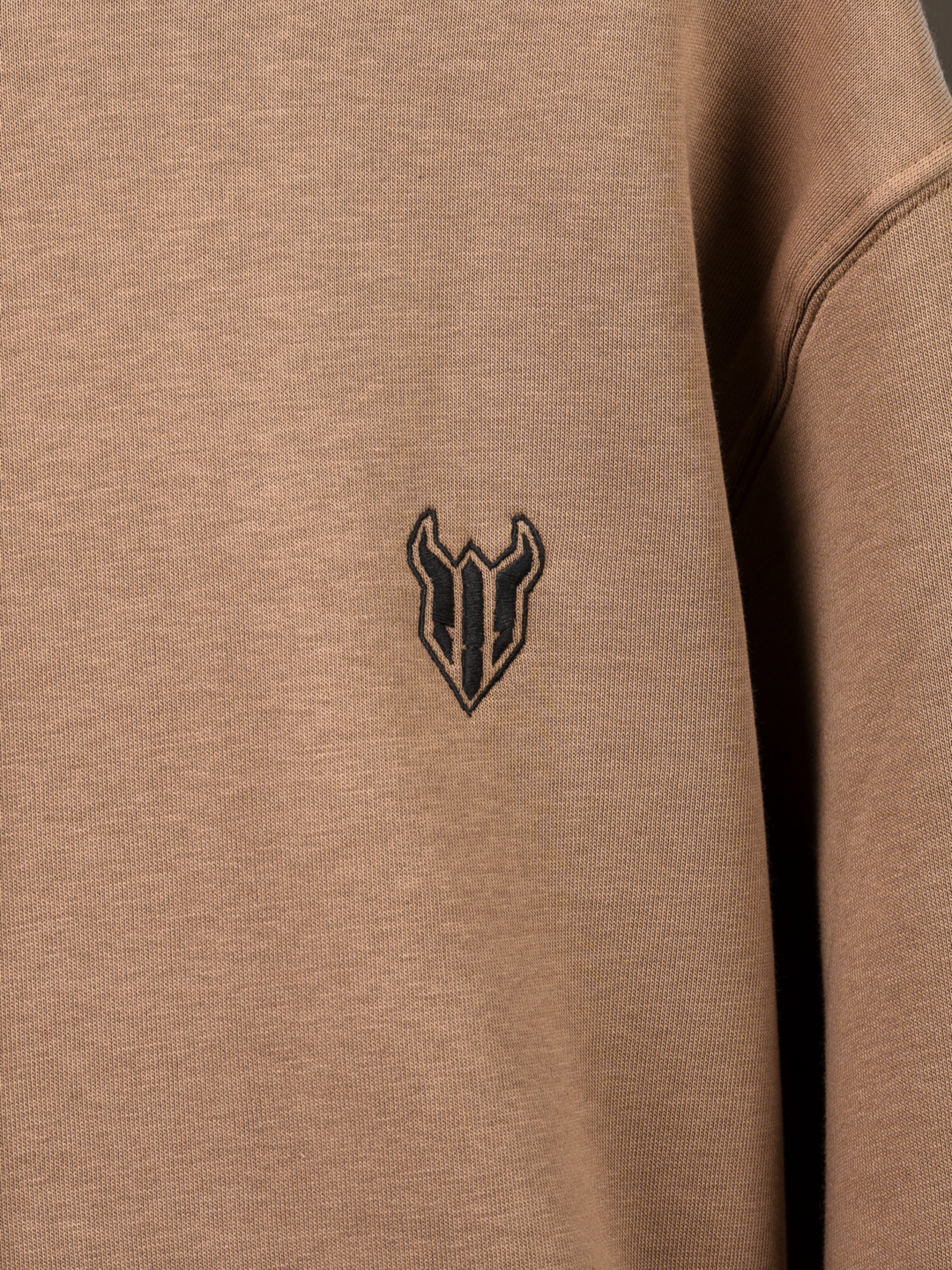 HELL FIGHT Basic Hoodie Sand