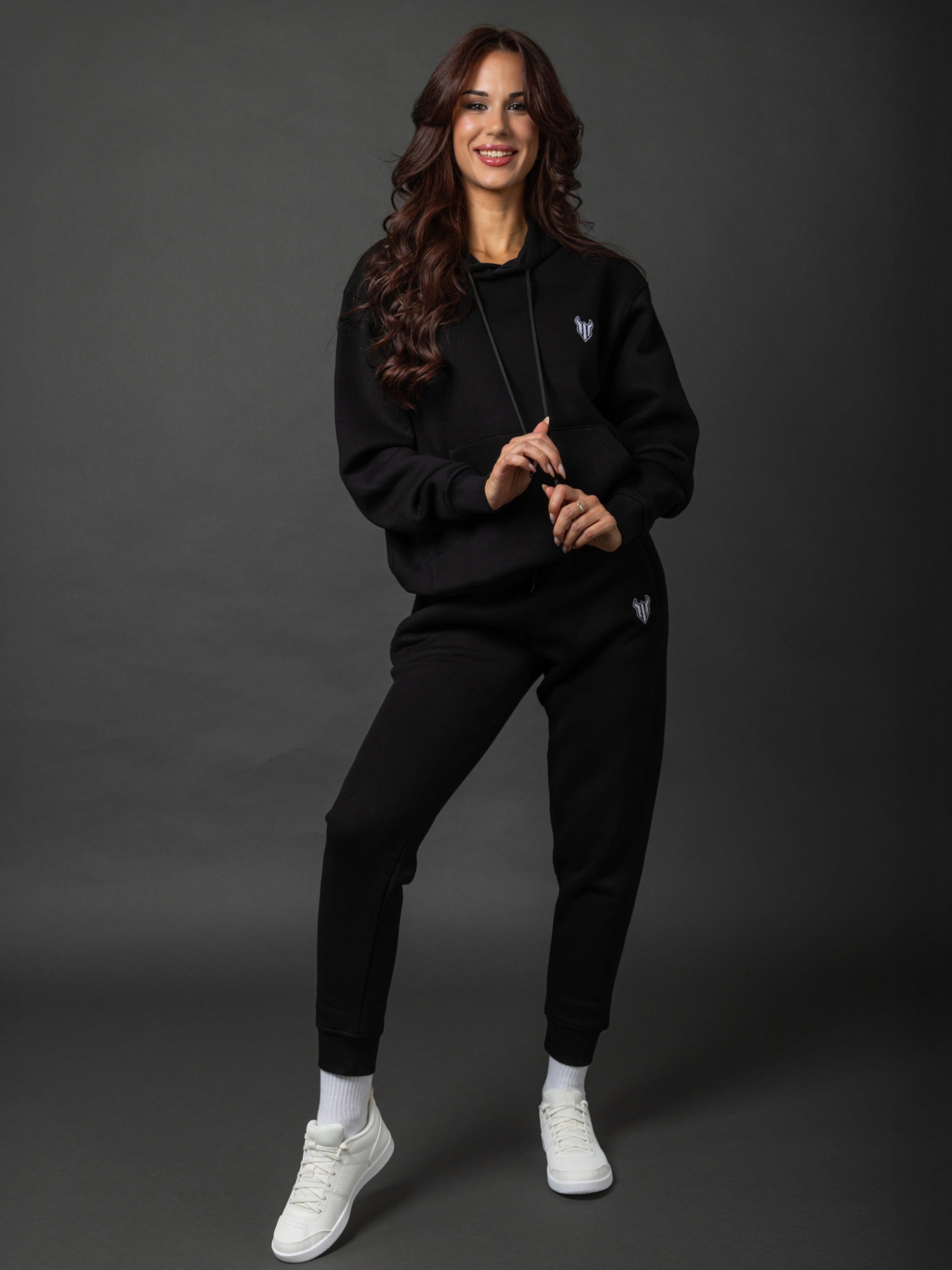 HELL FIGHT Basic Sweatpants Black