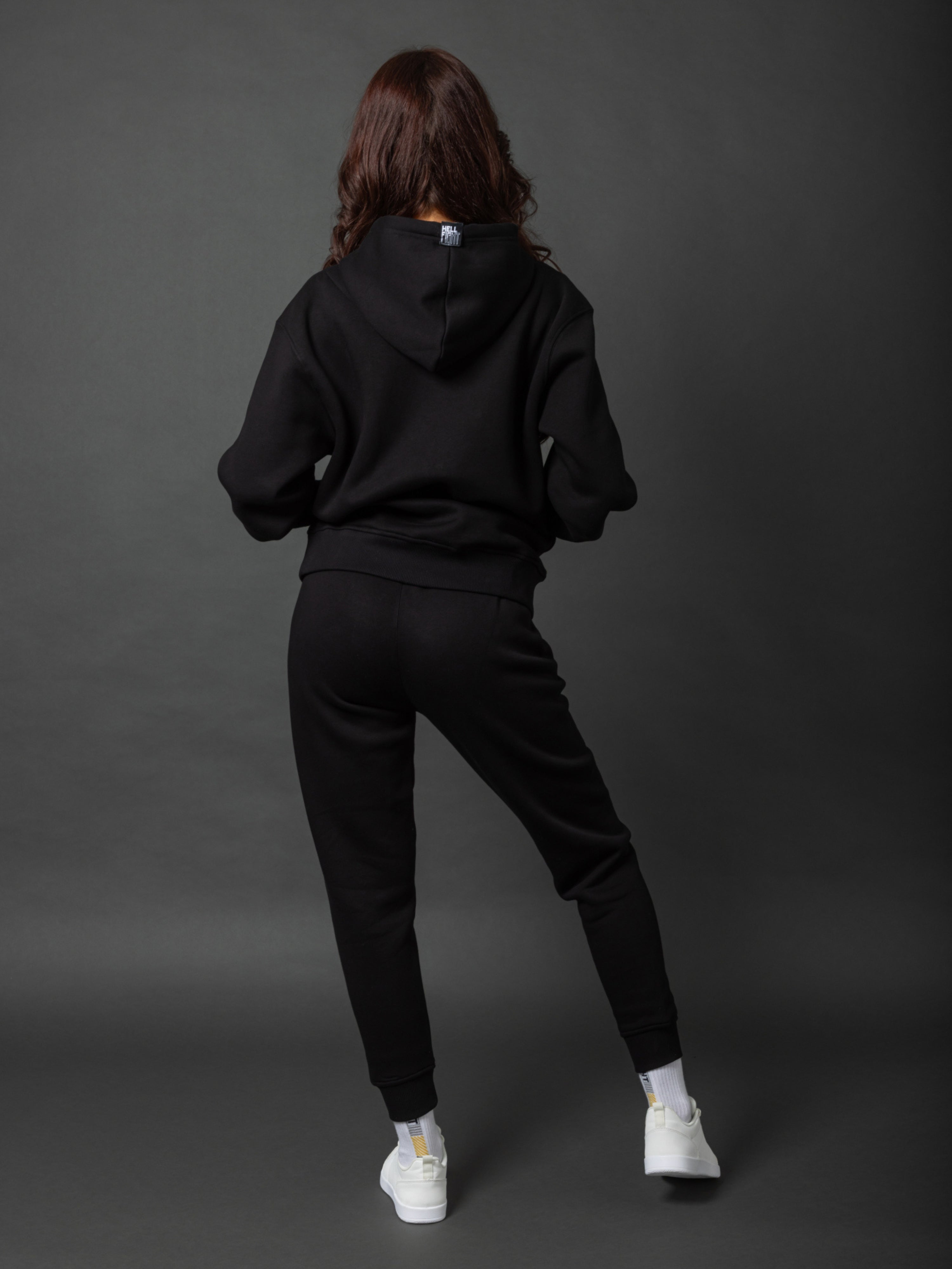 HELL FIGHT Basic Sweatpants Black