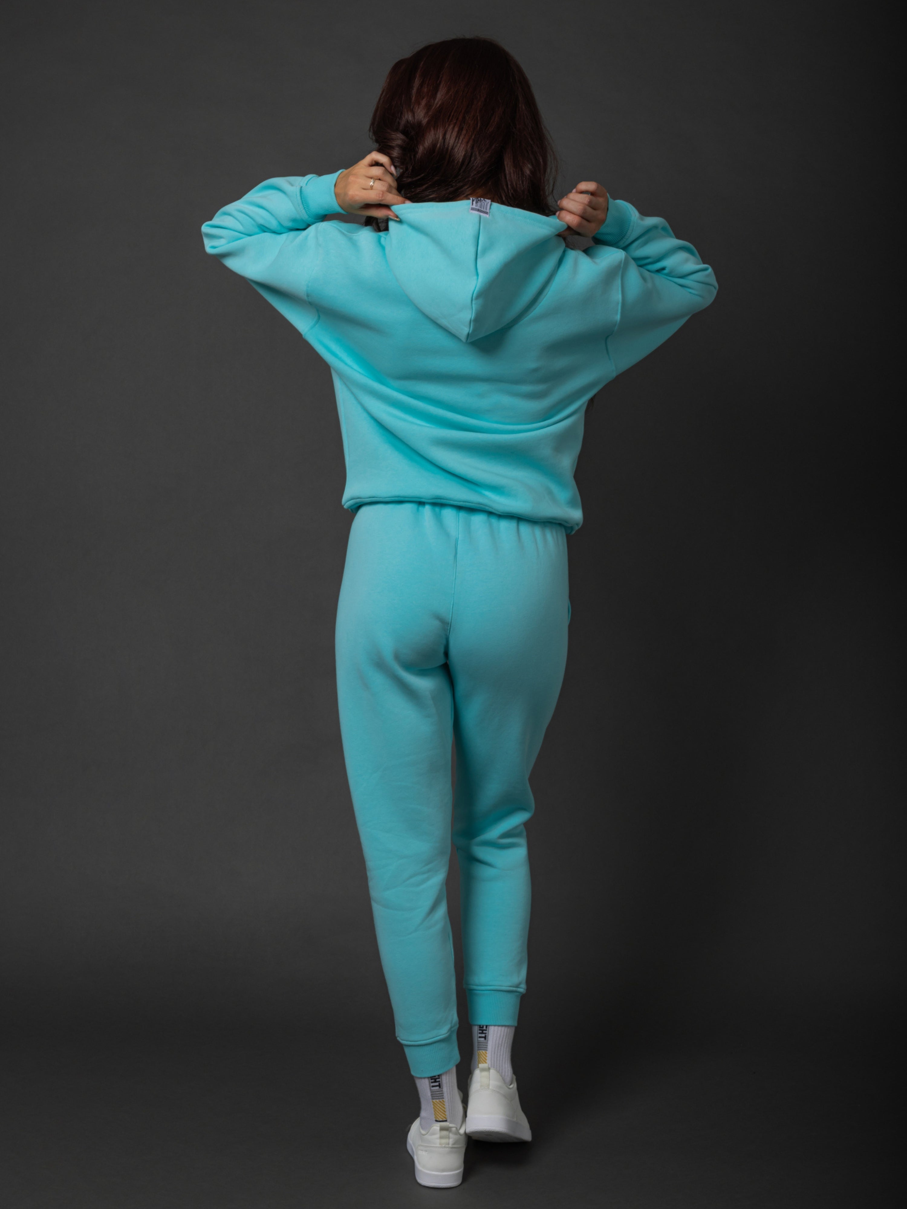 HELL FIGHT Basic Sweatpants Light Blue