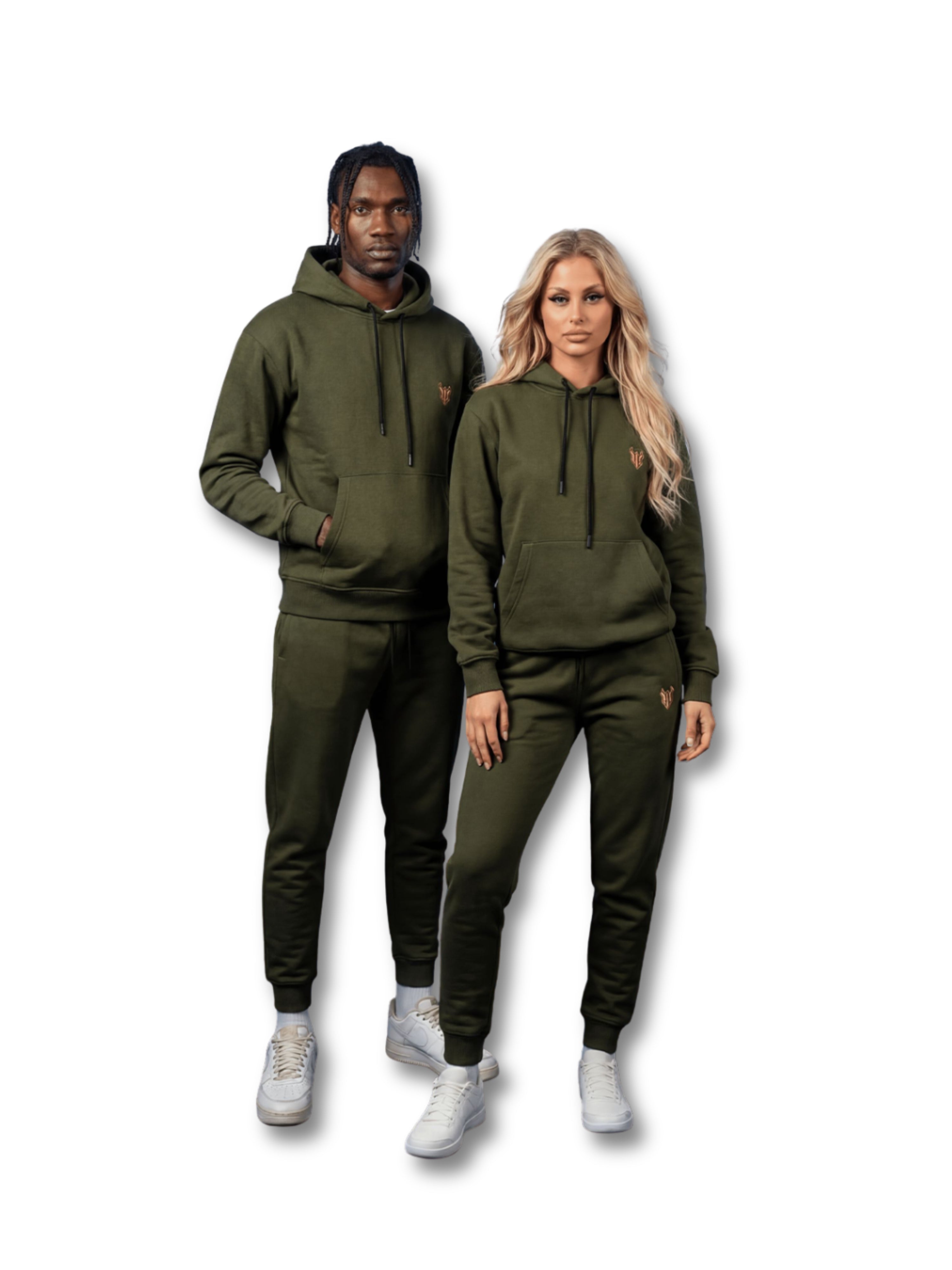 HELL FIGHT Basic Sweatpants Olive