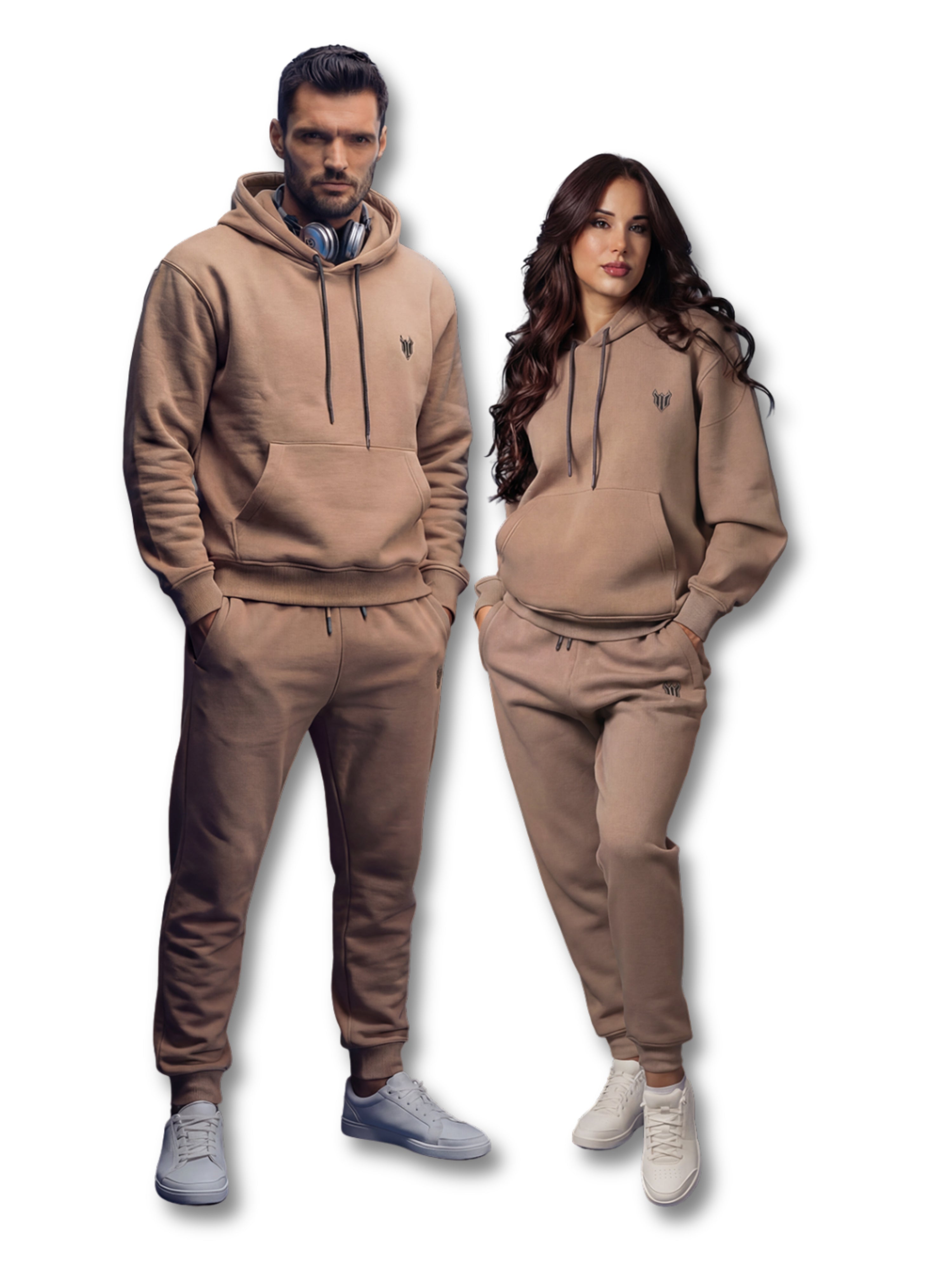 HELL FIGHT Basic Sweatpants Sand