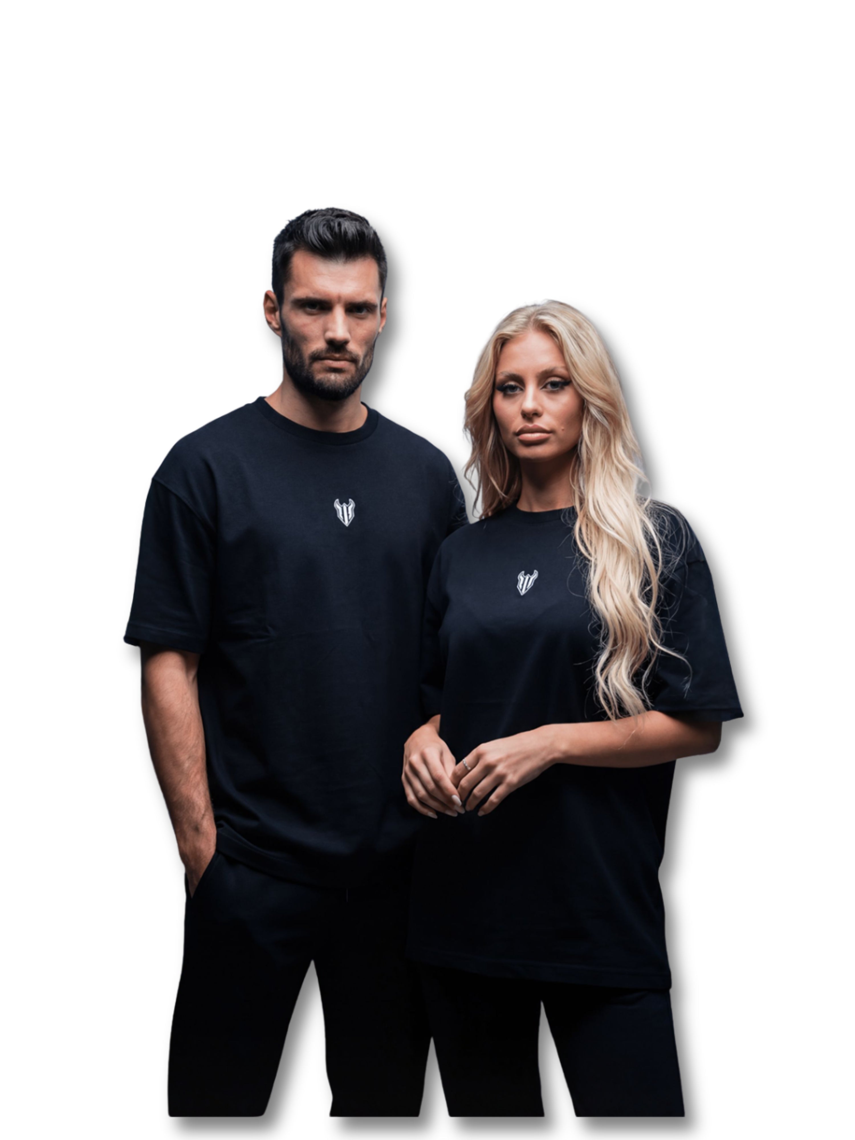 HELL FIGHT Oversize T-shirt Black