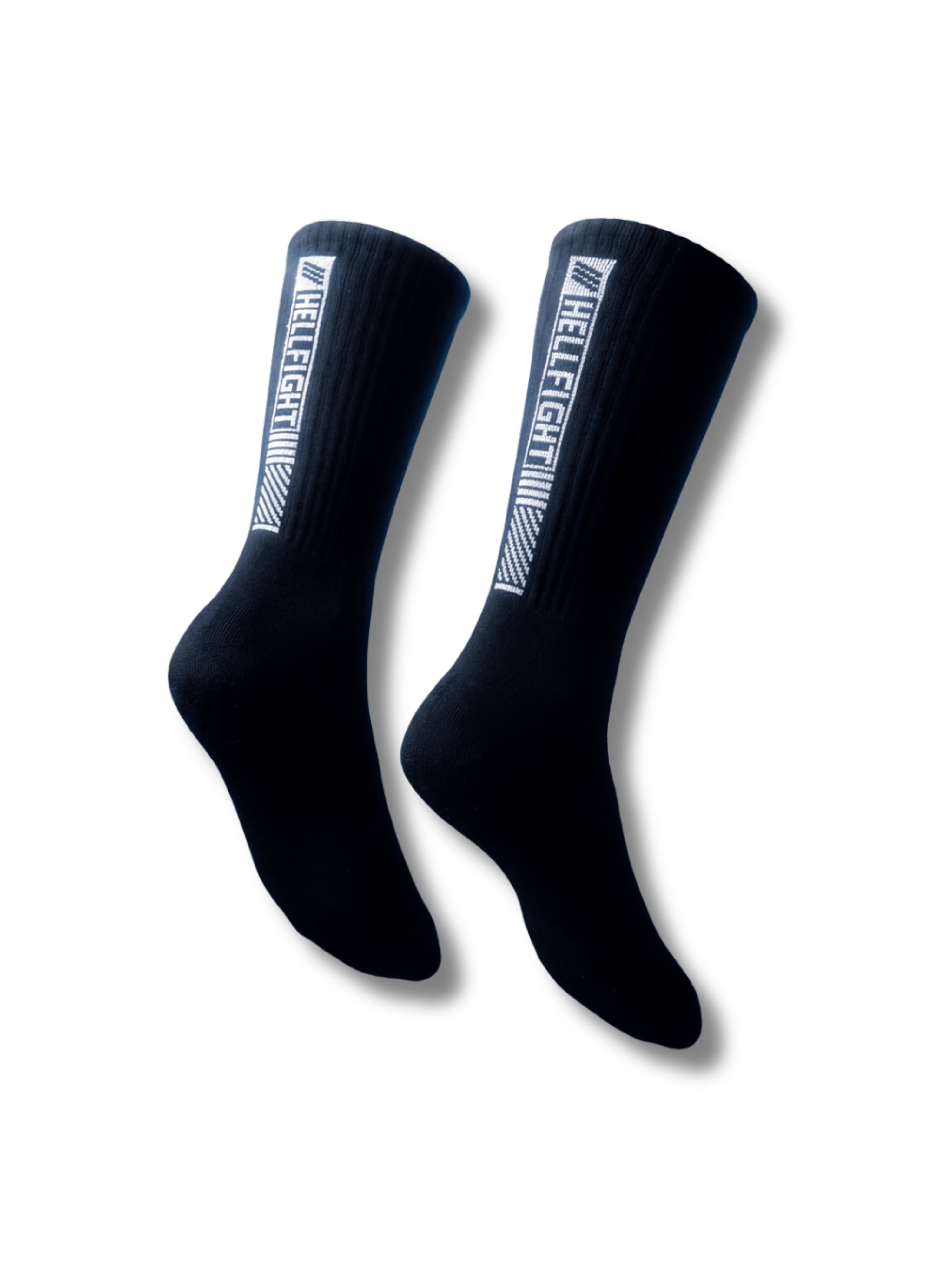 HELL FIGHT Socks Black White