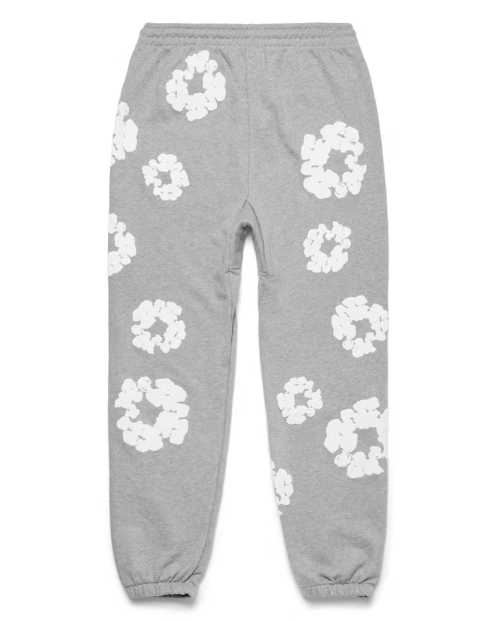 Denim Tears The Cotton Wreath Sweatpants Grey - OnSize