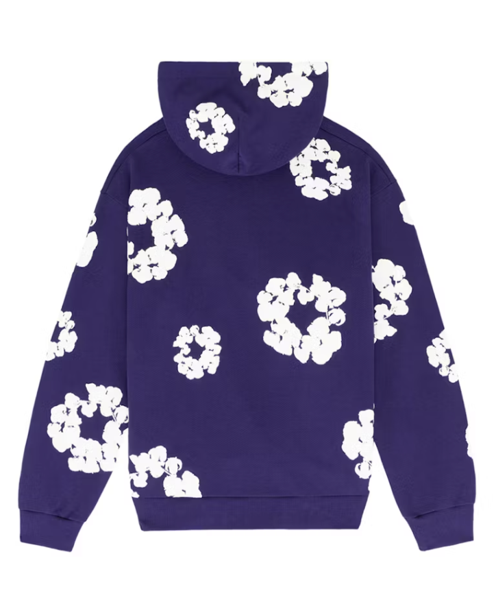 Denim Tears The Cotton Wreath Sweatshirt Purple - OnSize