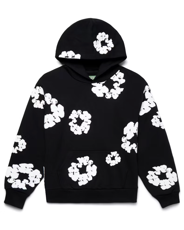 Denim Tears The Cotton Wreath Sweatshirt Black - OnSize