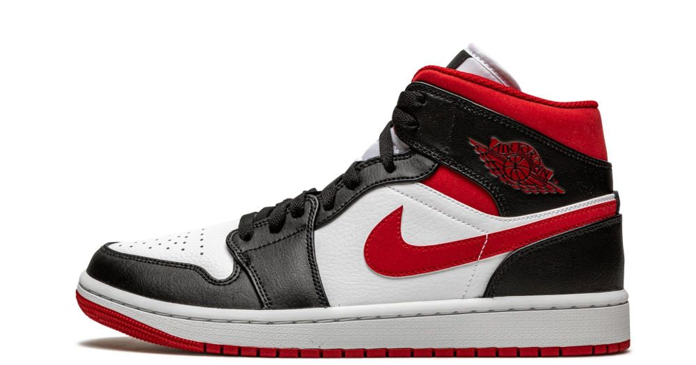 Jordan 1 Mid Gym Red Black White