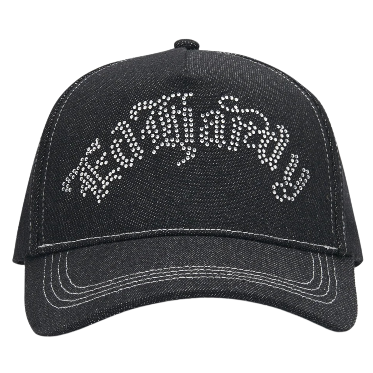 Ed Hardy Diamante Gothic 5 Panel Black Trucker Cap