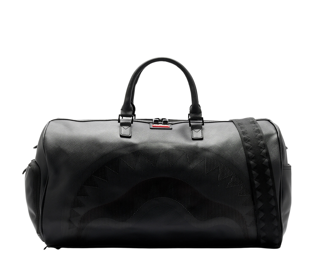 Sprayground Disappearing Shark Duffle Black
