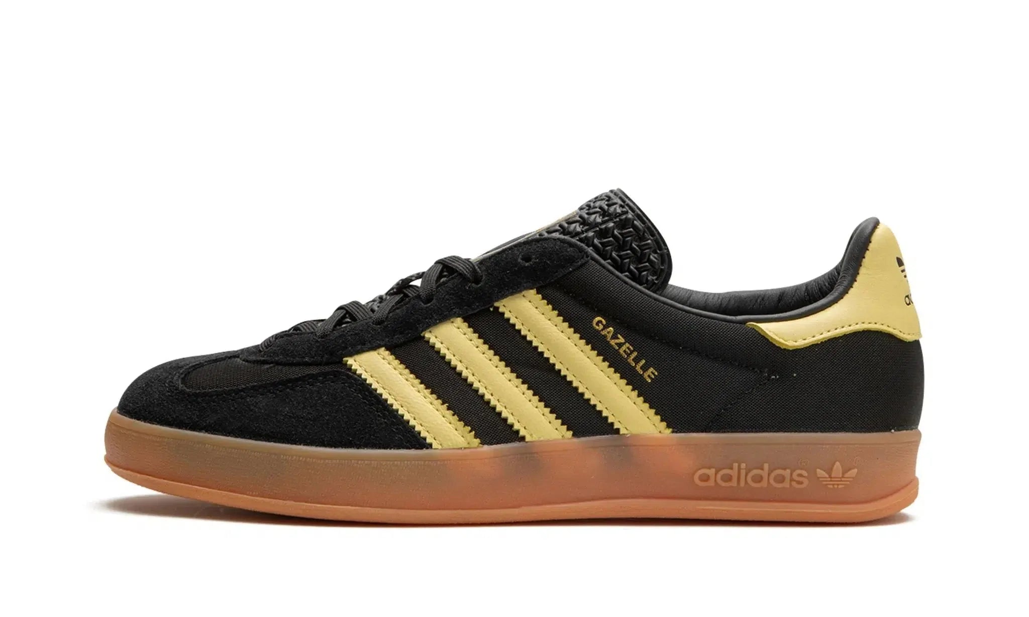 adidas Gazelle Indoor Black Almost Yellow Gum - OnSize