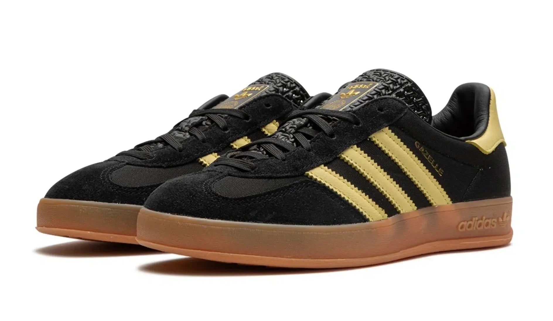 adidas Gazelle Indoor Black Almost Yellow Gum - OnSize