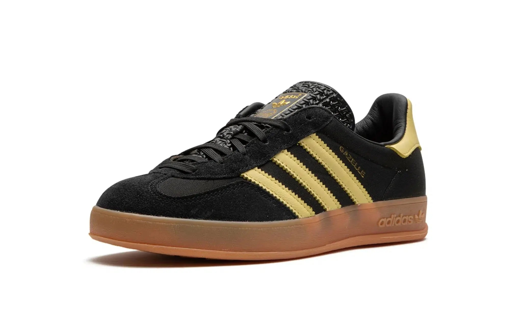 adidas Gazelle Indoor Black Almost Yellow Gum - OnSize