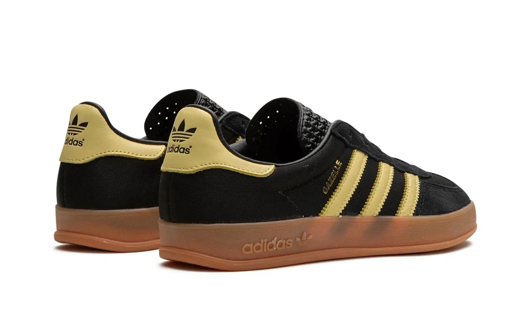 adidas Gazelle Indoor Black Almost Yellow Gum - OnSize