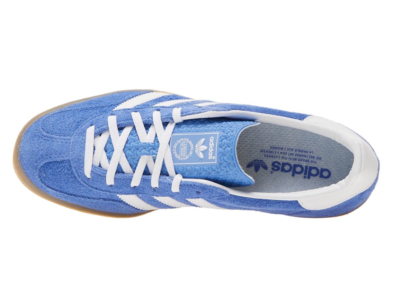 adidas Gazelle Indoor Blue Fusion Gum - OnSize