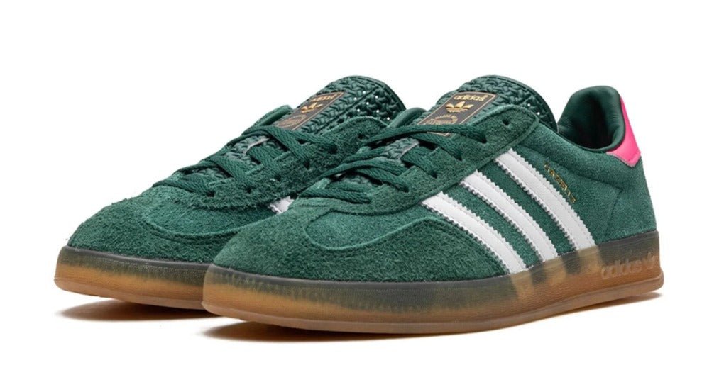 adidas Gazelle Indoor Collegiate Green Lucid Pink - OnSize