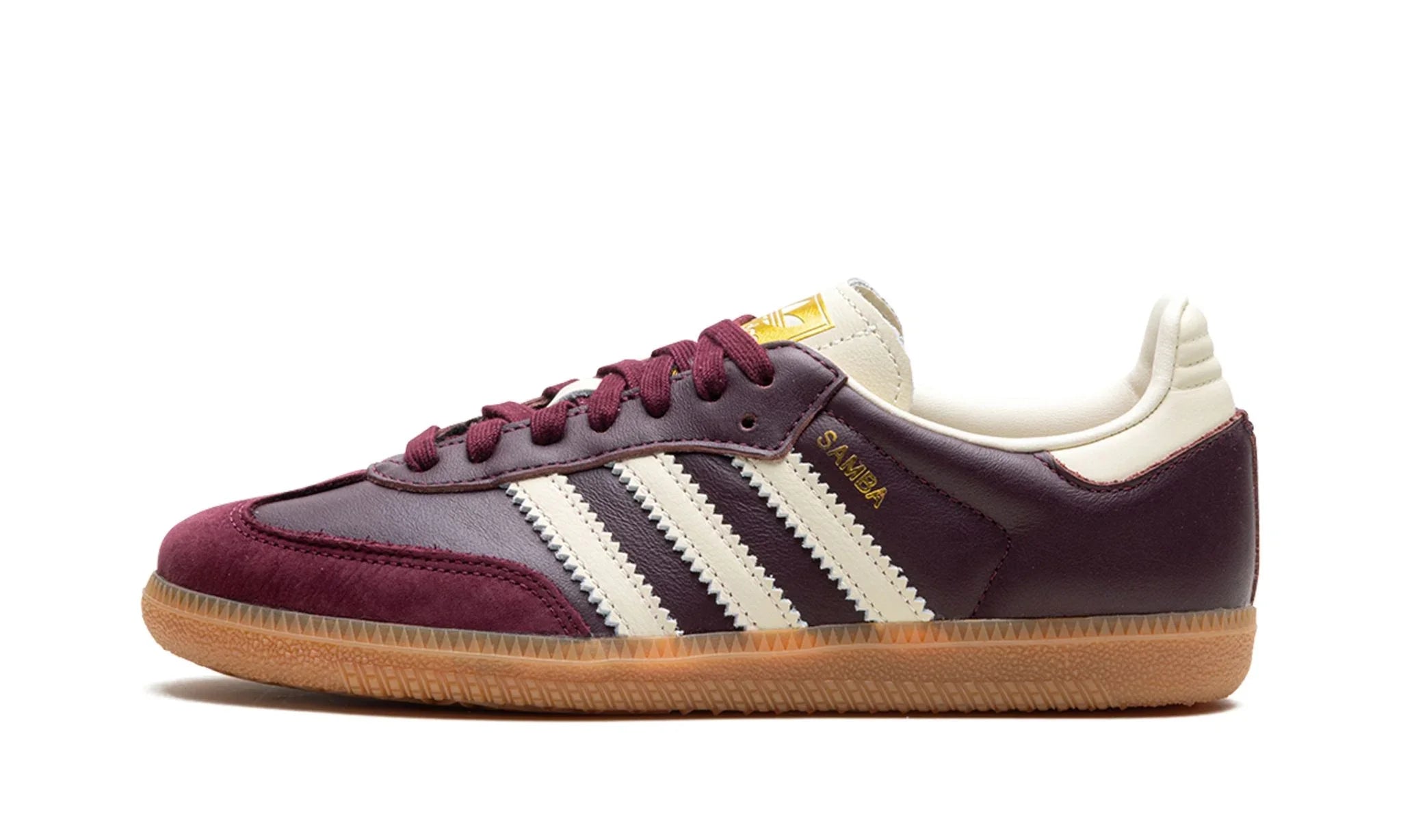 adidas Samba OG Maroon Gold Metallic - OnSize