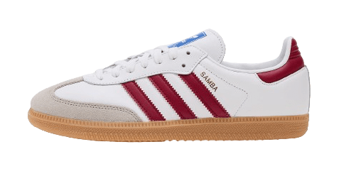 adidas Samba OG White Burgundy Gum - OnSize